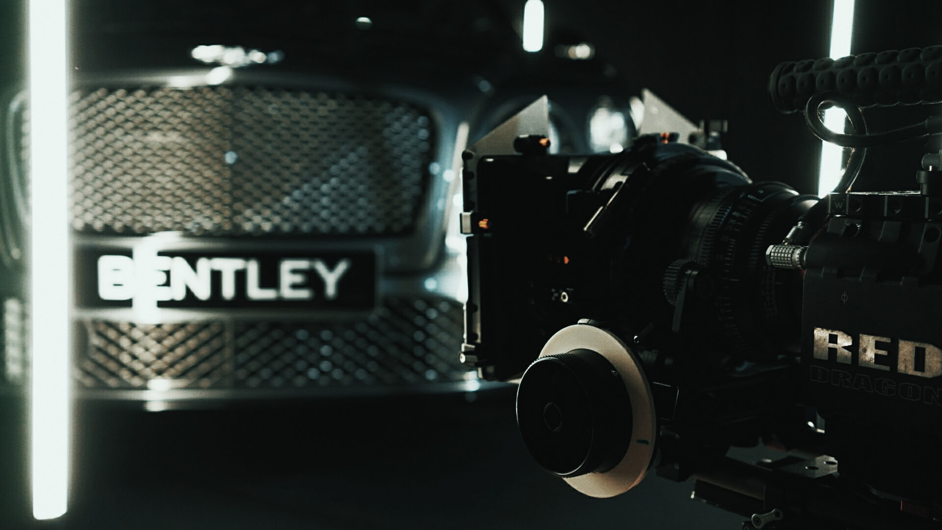 Bentley shoot with Red Epic Dragon camera equipment Red Epic-W now available for hire as well as editing and post production